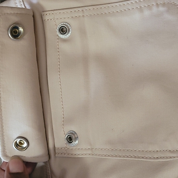 Ann Taylor Mini Skirt Size 8 Tan - Picture 7 of 8